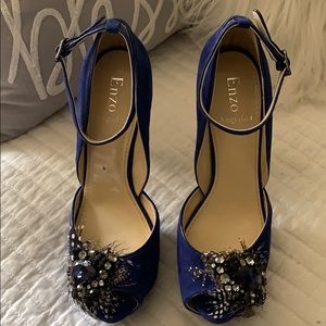 Blue Suede Heels